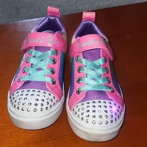 Skecher Light Up Twinkle Toes Winged Sneakers